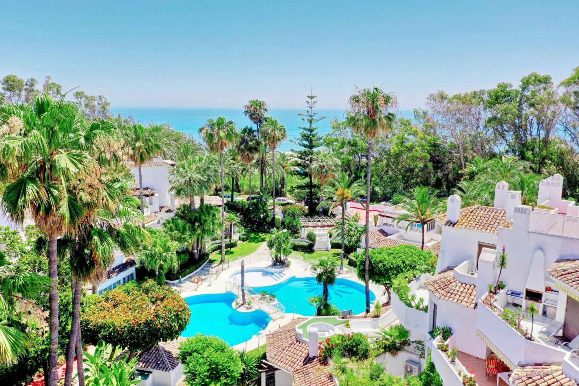 1108 Beachfront 2 Apartments With Roofterrace 80Mtrgt Beach 3 Pools Marbella Esterno foto